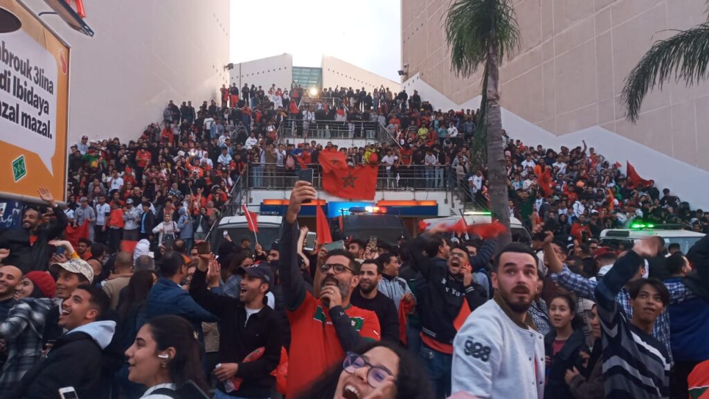 Scènes de liesse à Casablanca Mondial 2022