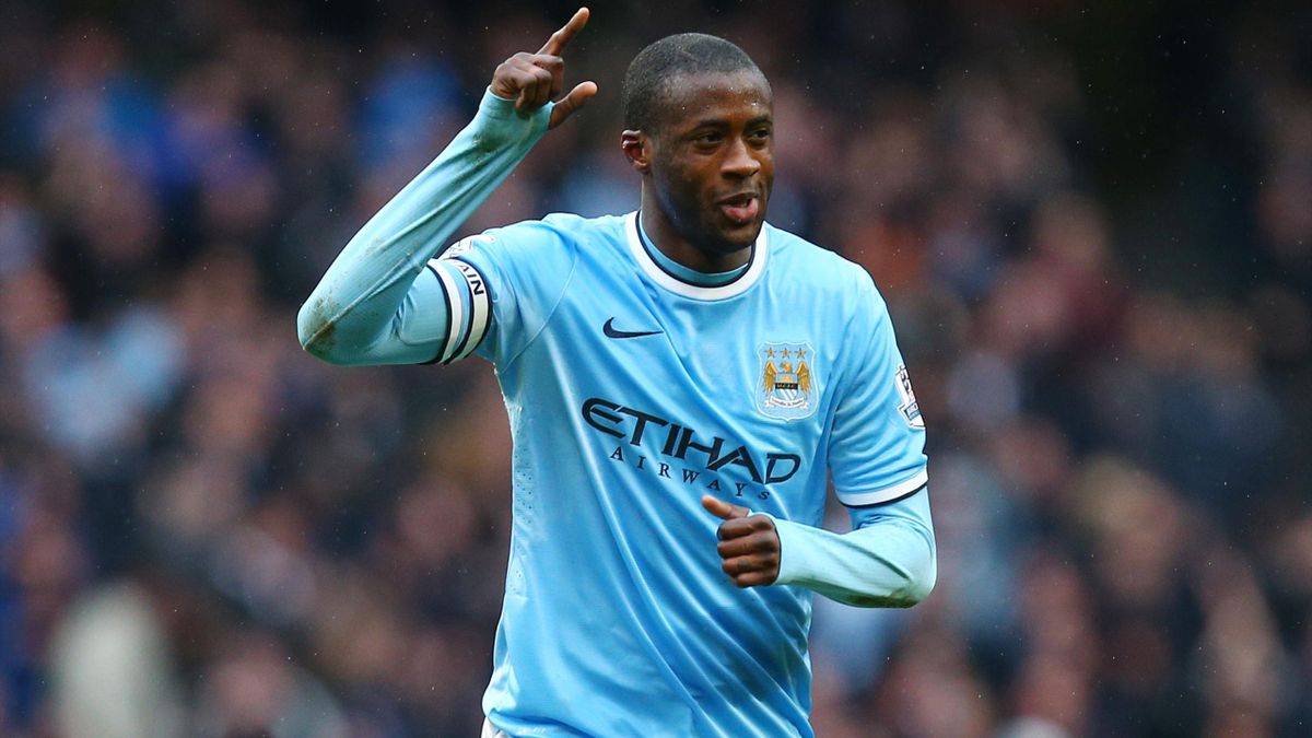 Yaya Touré sous le maillot de Manchester City