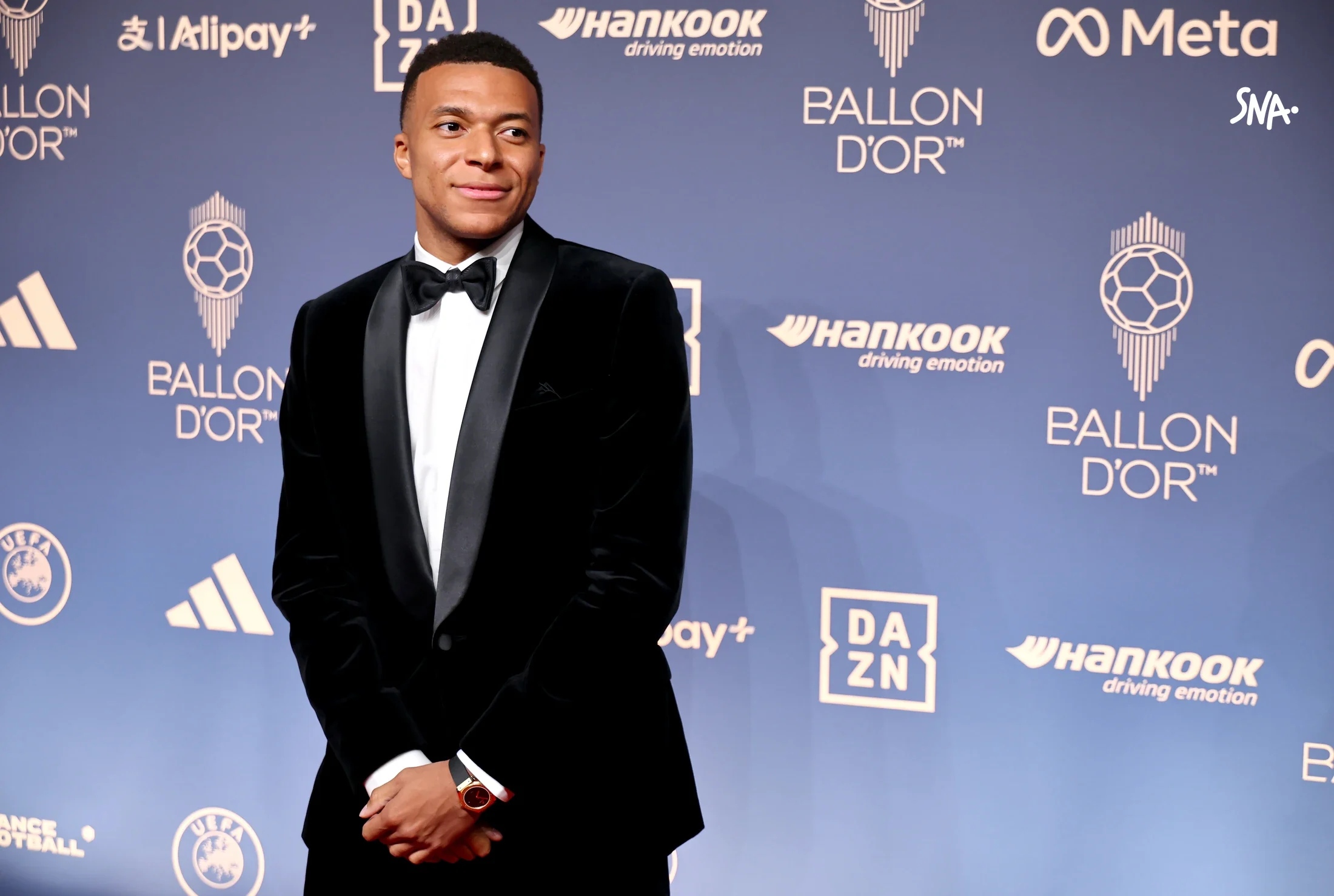 Kylian Mbappé à la cérémonie du Ballon d’Or, à Londres le 26 octobre 2026
