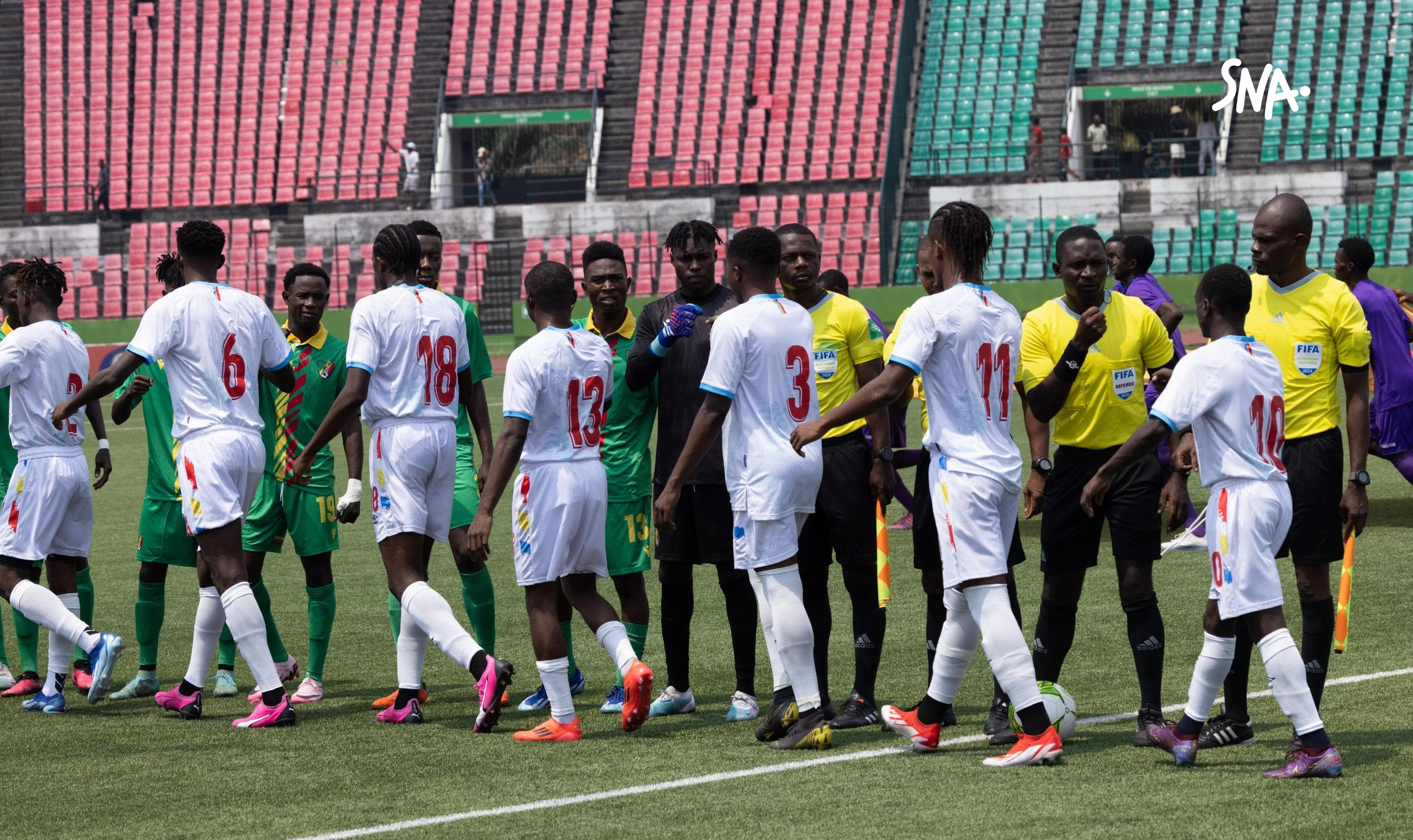 Les sélections U20 du Congo et de la RDC se saluent en 2024