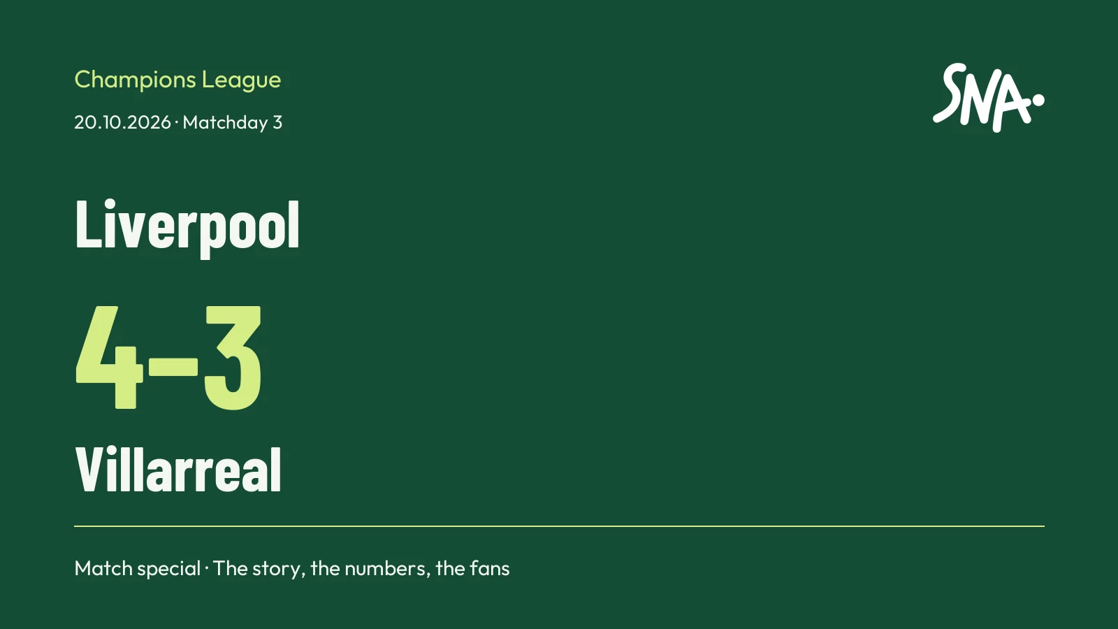 Liverpool 4–3 Villarreal · 20.10.2026