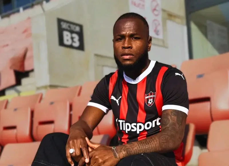 Cédric Badolo nouvellement joueur du Spartak Trnava de la Slovaquie.
