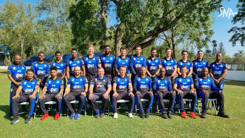 L’équipe masculine des Tuskers en photo de groupe, archive du 18 septembre 2023. Cette image ne montre pas le match du 13 octobre 2026.