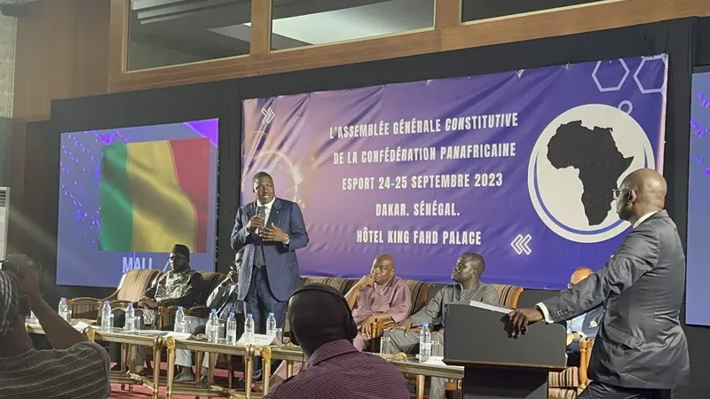 Constitutive esports assembly at the King Fahd Palace in Dakar, 24–25 September 2023.