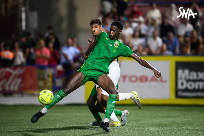 Un joueur de la Mauritanie U20 face au Maroc lors de la finale du COTIF à l’Alcúdia, le 30 juillet 2026 (archive).