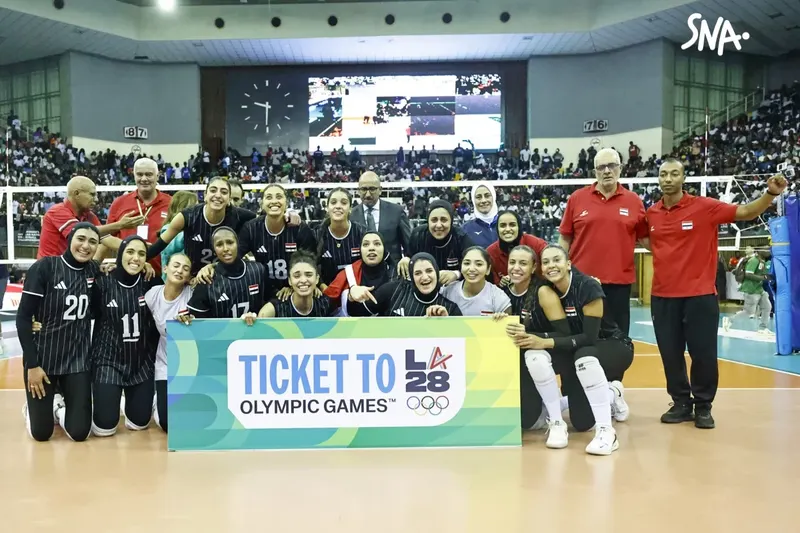 Egypt's women's team in Nairobi after winning the continental title, file photo published on 4 September 2026.