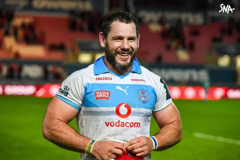 Marcell Coetzee avec les Bulls. Archive publiée en mai 2026.