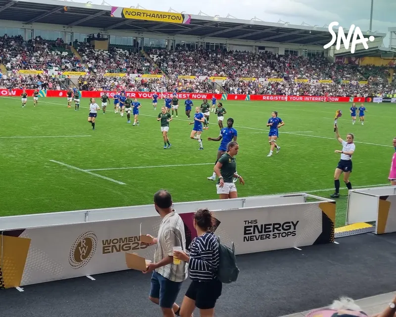 Archive — Springbok Women face à la France, Coupe du monde féminine, Northampton, 7 septembre 2025.