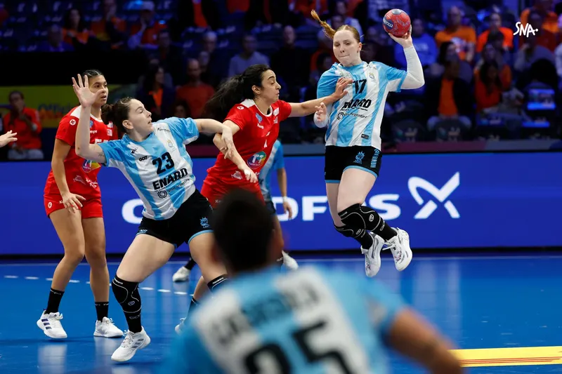 Tunisia–Argentina at the Women's World Championship, 8 December 2025 in Rotterdam. File photo.