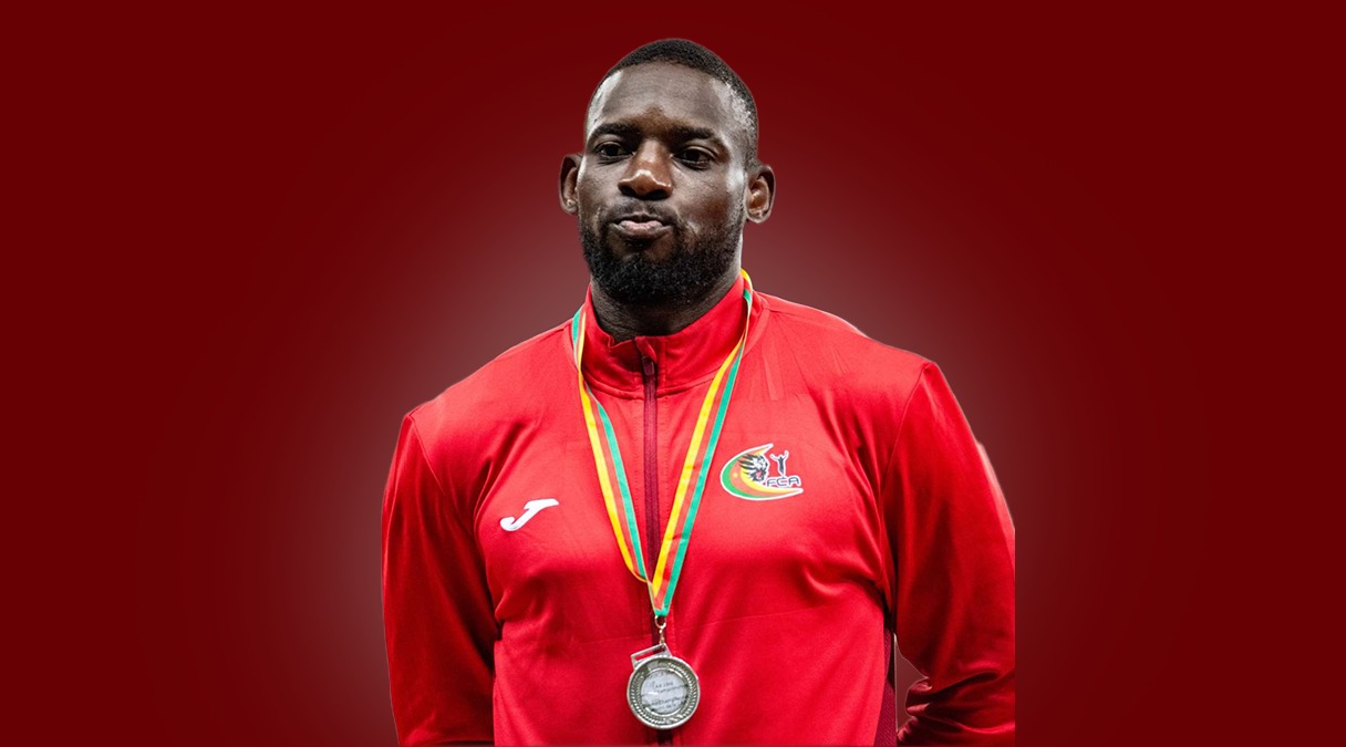 Athletics: Cameroon's Emmanuel Eseme on his way to the Worlds
