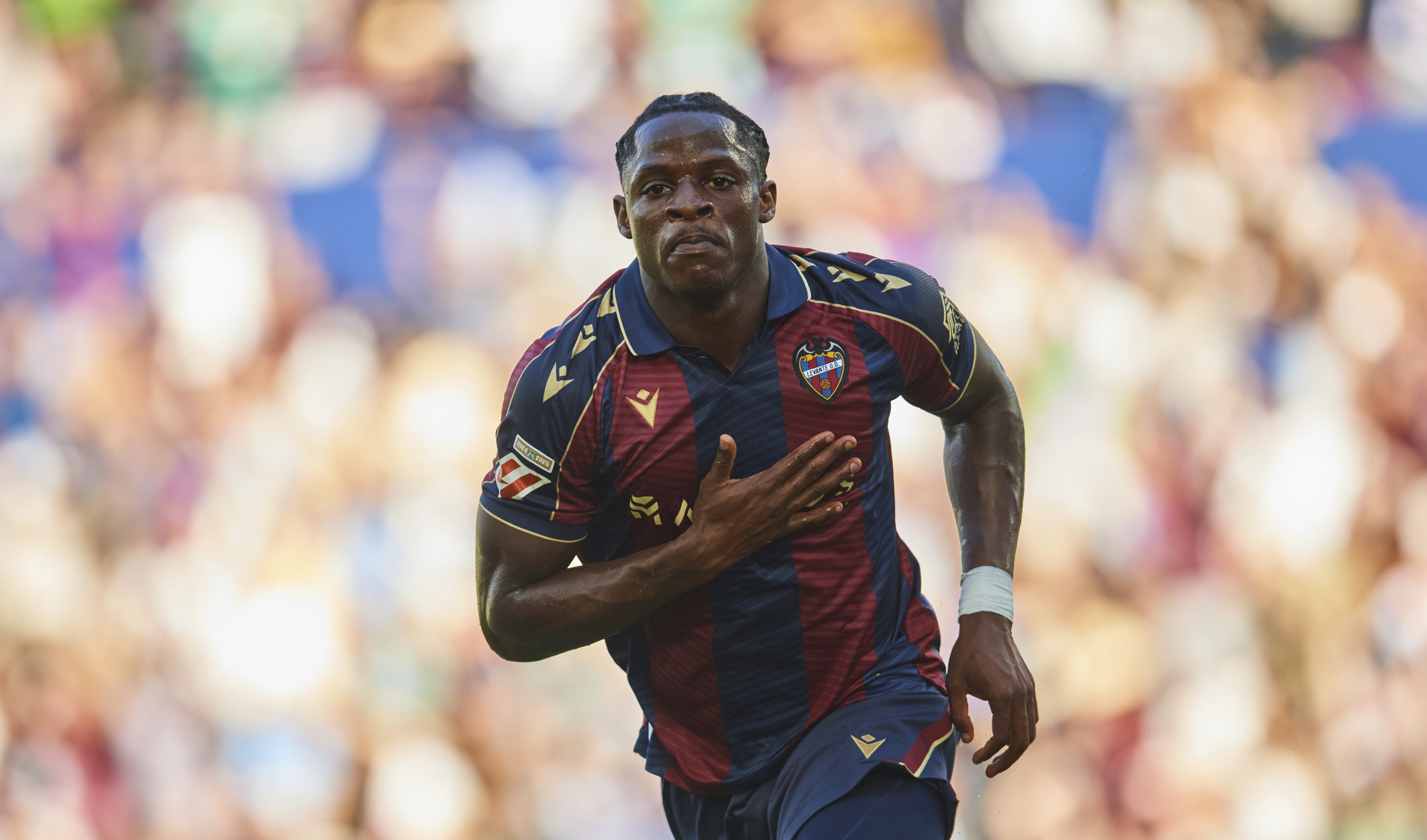 Football - Levante:  Karl Etta Eyong's trigger jammed