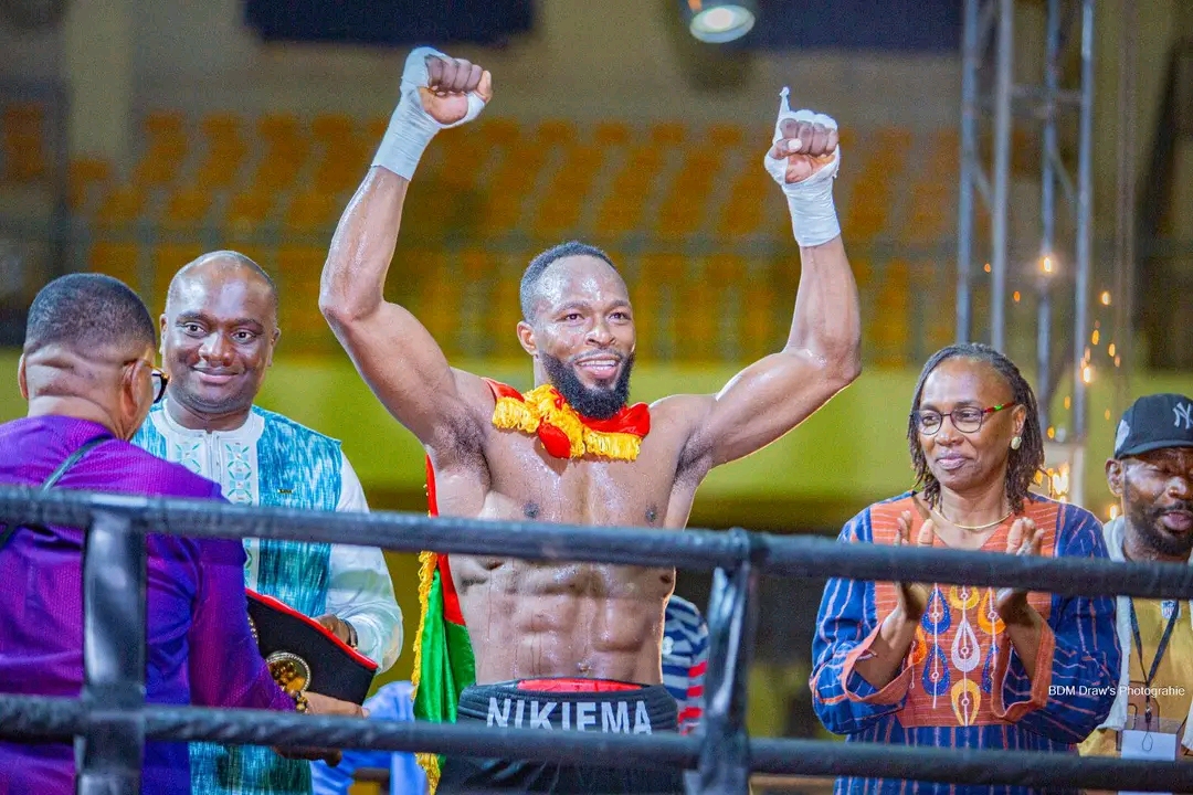 Boxe : Abel Hamed Nikiéma s’empare de la ceinture continentale WBA Afrique des poids moyens