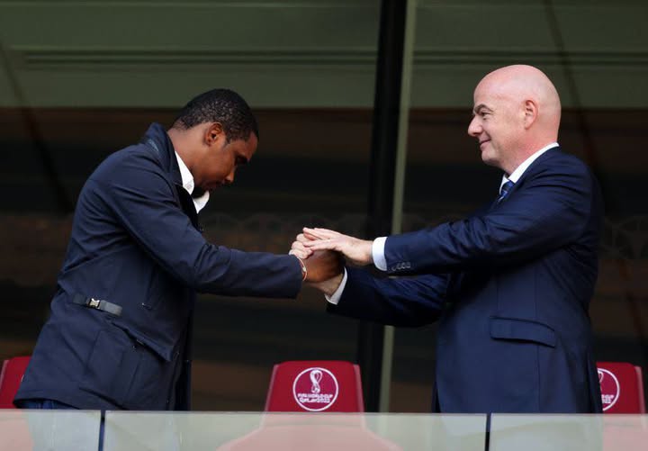 FIFA: Samuel Eto'o's advocacy for Gianni Infantino