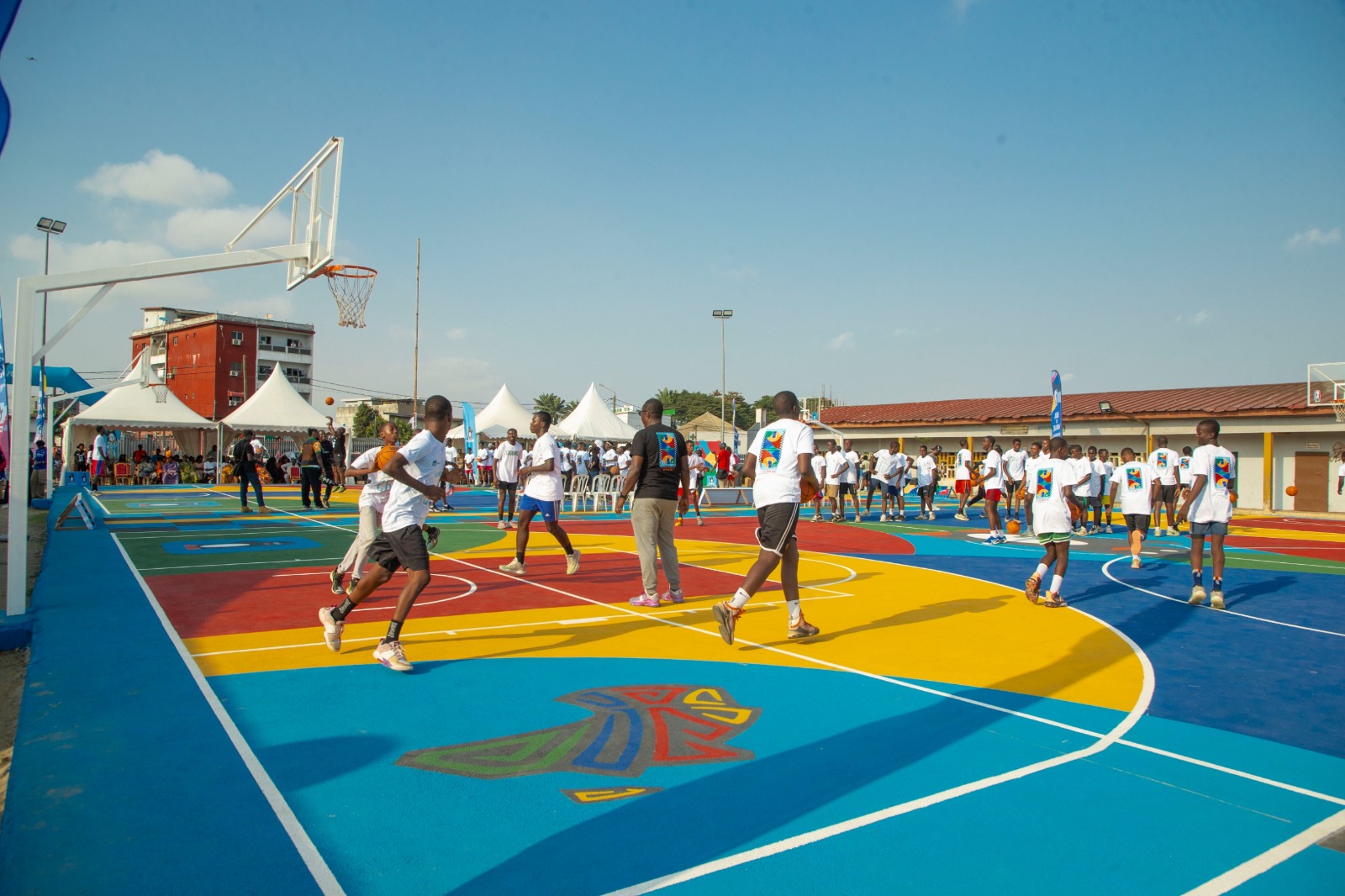Basketball : La BAL étend son programme de rénovation des terrains en Afrique
