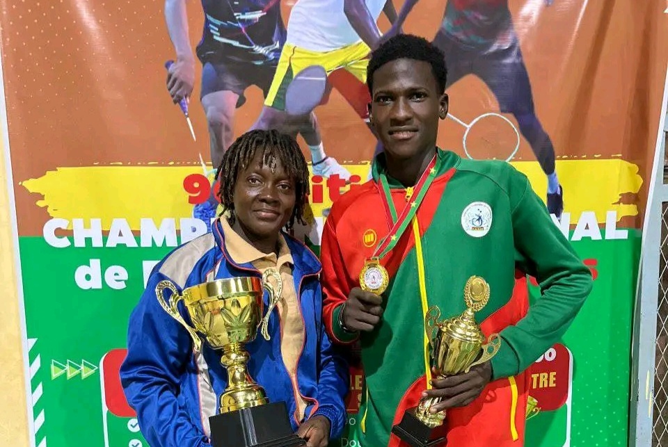 Burkina - Badminton: Bilgo et Ouédraogo écrasent toute concurrence