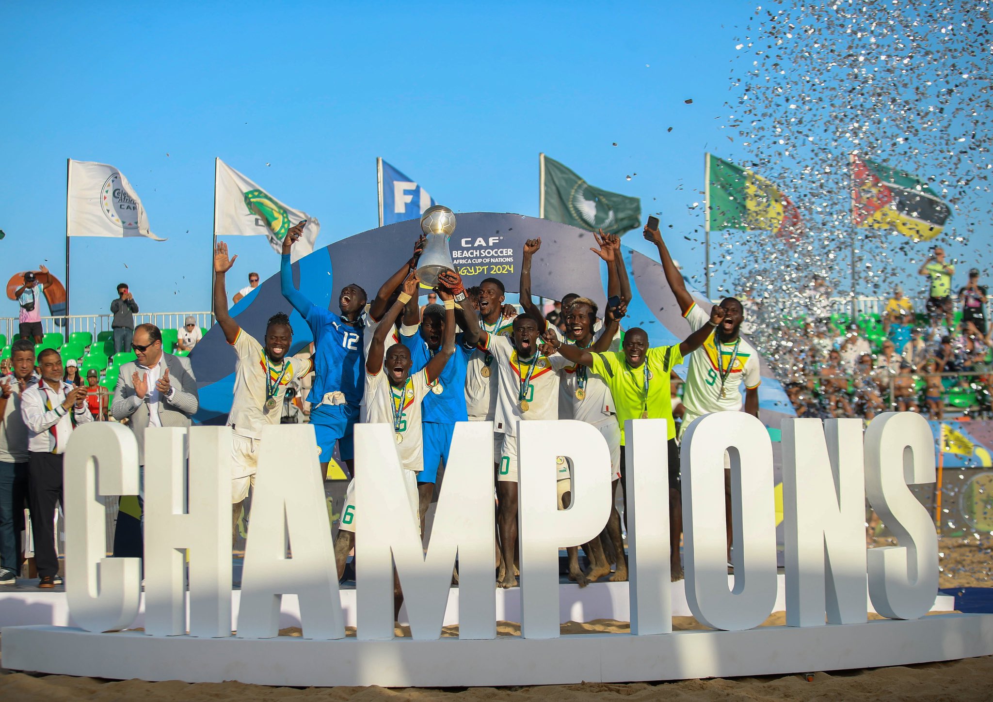 Le Sénégal, roi incontesté du beach soccer africain !