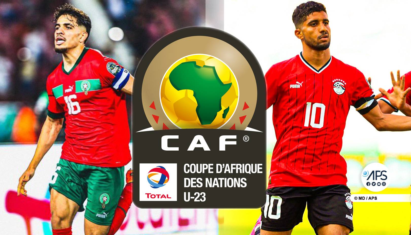 CAN U23 : Maroc-Egypte, une finale pour l'histoire
