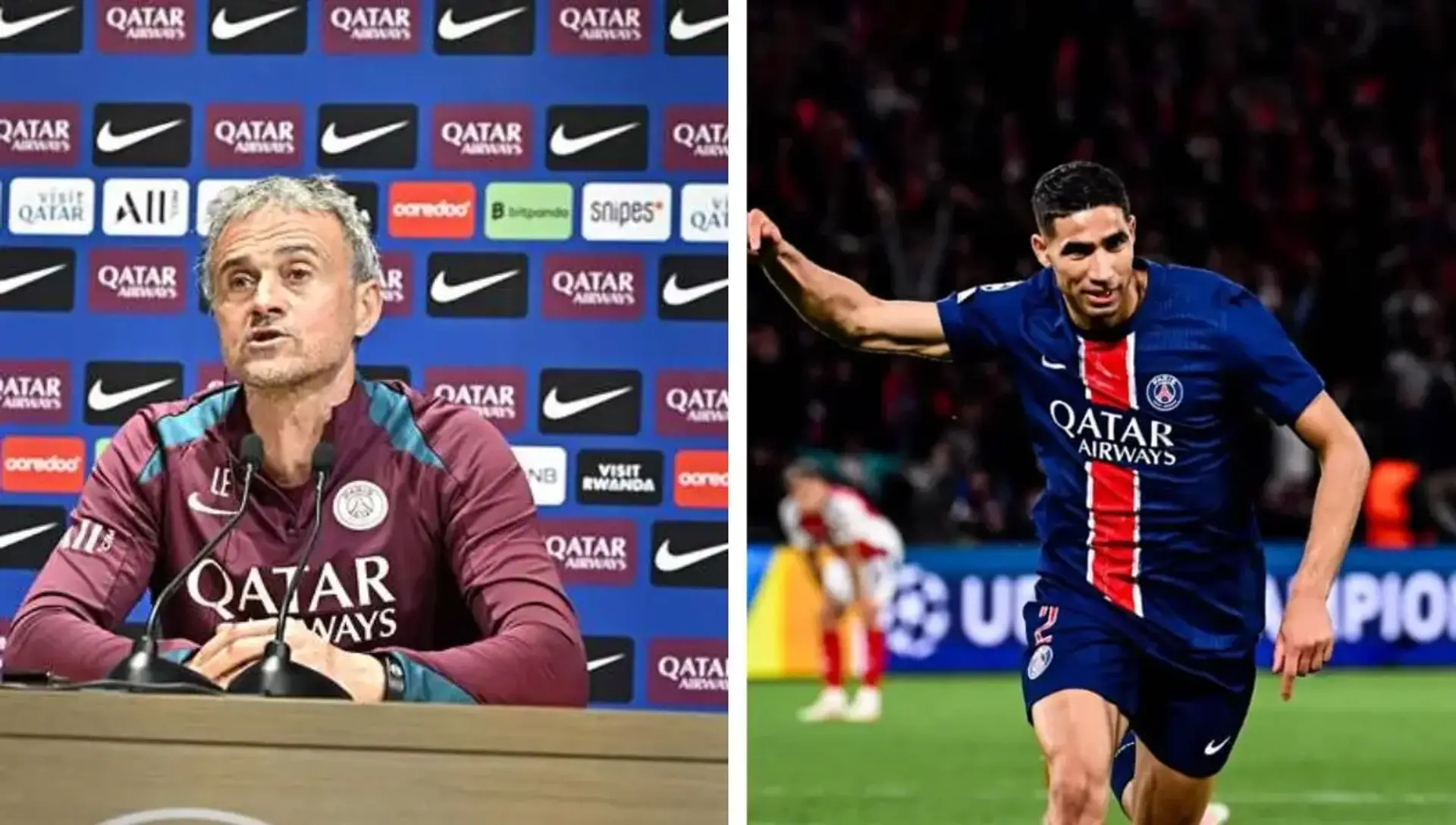 Ballon d'or africain 2025 : Luis Enrique vote Achraf Hakimi