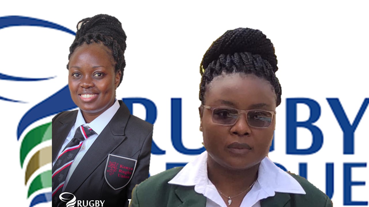 Kenyan Peris Mukoko and Zimbabwean Abigail Mnikwa received female executive leadership scholarships from World Rubgy