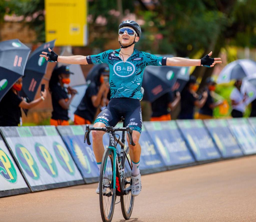 Alan Boileau, vainqueur de la 2e étape du Tour du Rwanda