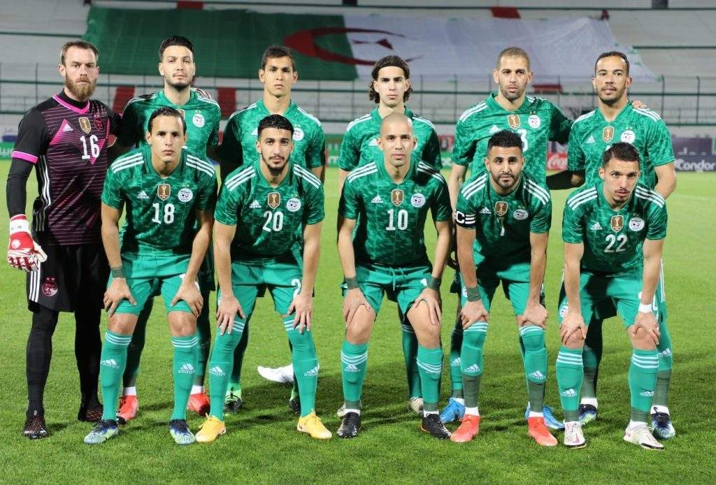 The Algerian team.