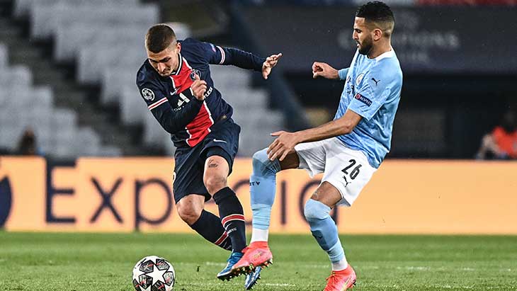 Verratti and Ryad Mahrez