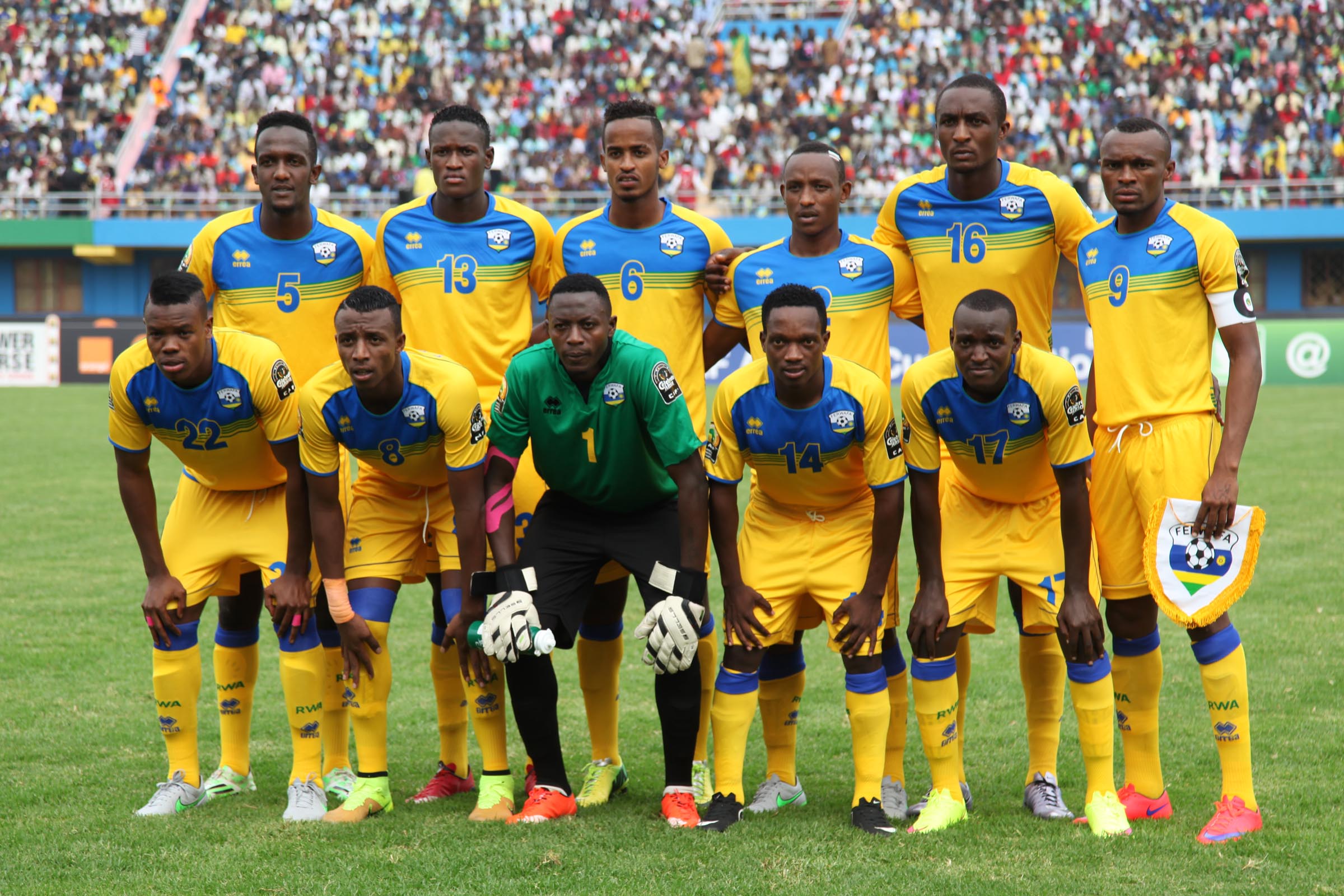 Equipe nationale du Rwanda de football. 