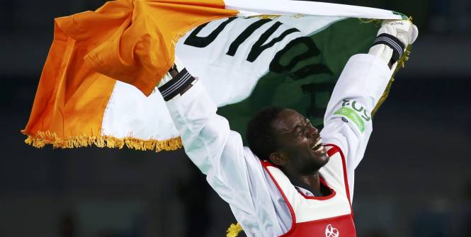 Cheikh Cissé, médaillé d'or aux JO Rio 2016.