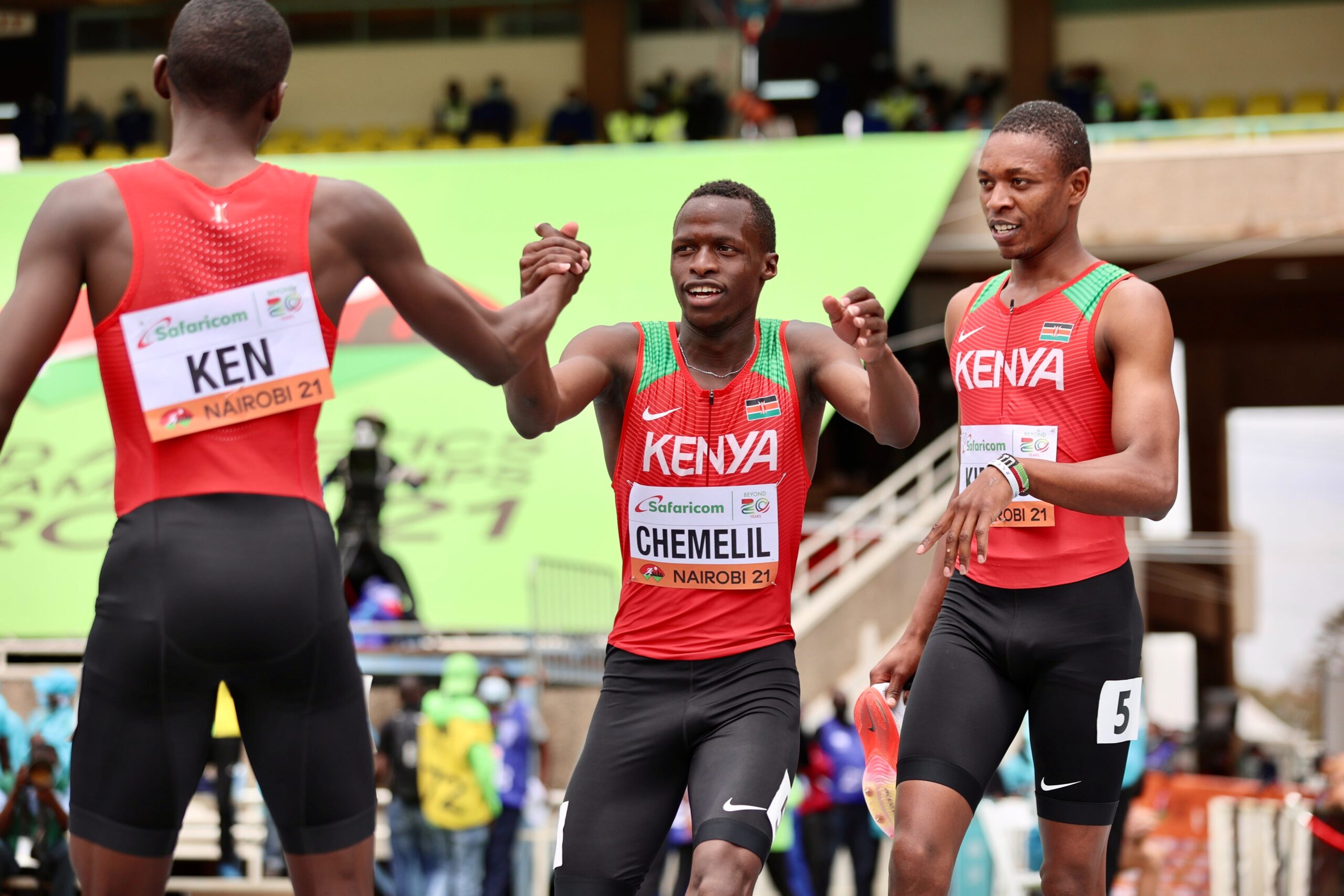 Le relais kényan est en finale du 4X100 m des Mondiaux U20.