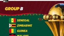 Sénégal, Zimbabwe, Malawi, Guinée dans le groupe B