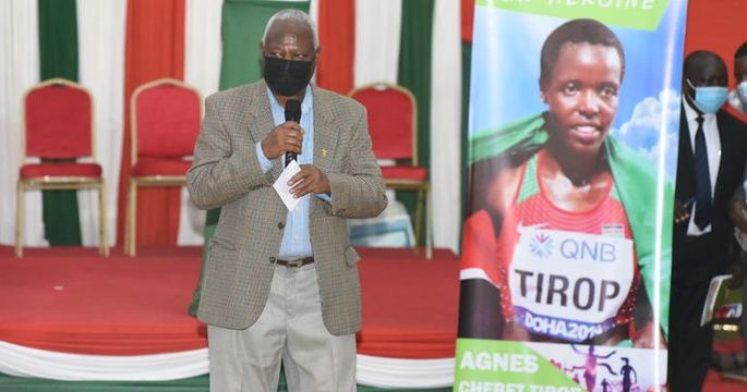 e président de l'Athletics Kenya, Jack Tuwei,