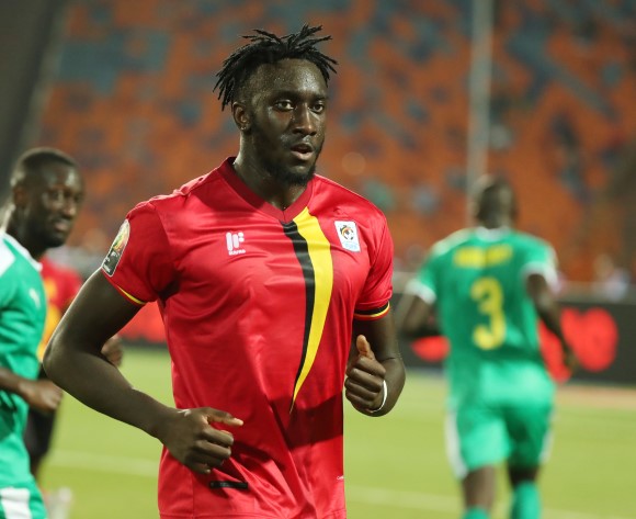 Bevis Mugabi of Uganda during the 2019 Africa Cup of Nations Finals Last 16 football match between Uganda and Senegal at the Cairo International Stadium, Cairo, Egypt on 05 July 2019 ©Gavin Barker/BackpagePix