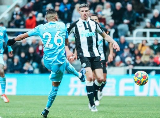 Riyad Mahrez buteur contre Newcastle