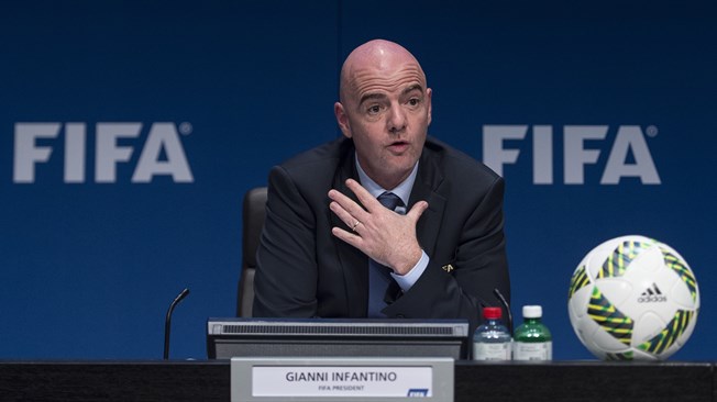 Gianni Infantino, président de la FIFA.