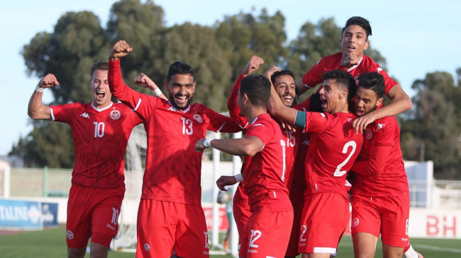 La joie des U23 Tunisiens.