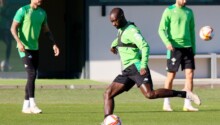 Youssouf Sabaly à l'entrainement