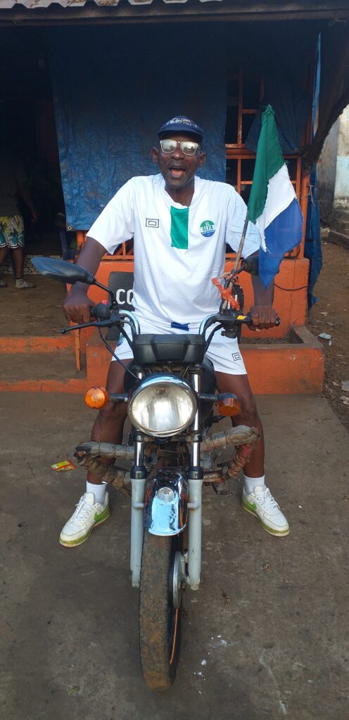 Fan de la Sierra Leone