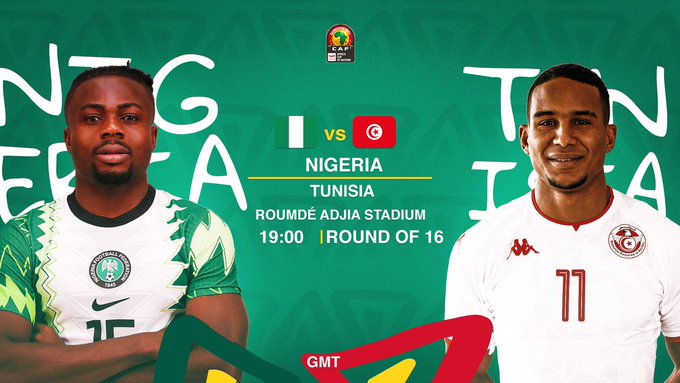 Nigeria-Tunisie, deuxième huitième de finale de ce dimanche