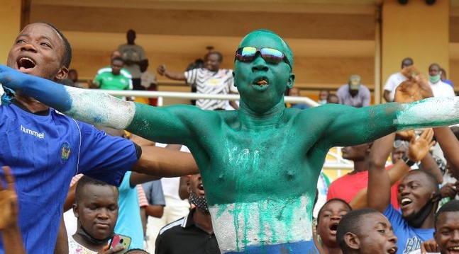 Supporters Sierra Leone CAN 2021