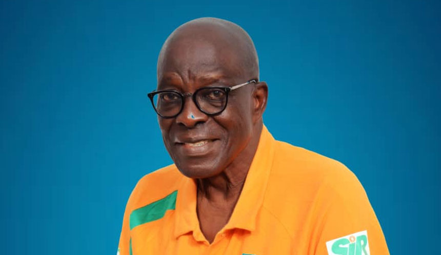 L'ancien sélectionneur de la Côte d'Ivoire Yéo Martial.