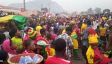 Les supporters du Syli à Conakry