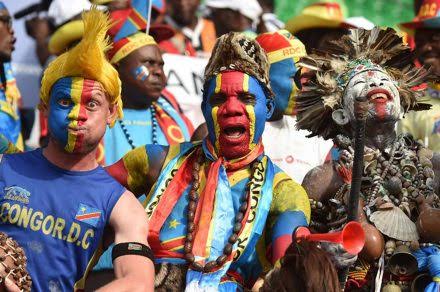 Supporters de la RD Congo au stade des Martyrs