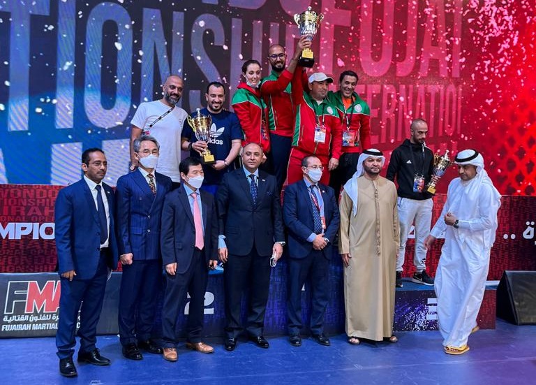 taekwondo  belle moisson marocaine aux Emirats arabes unis