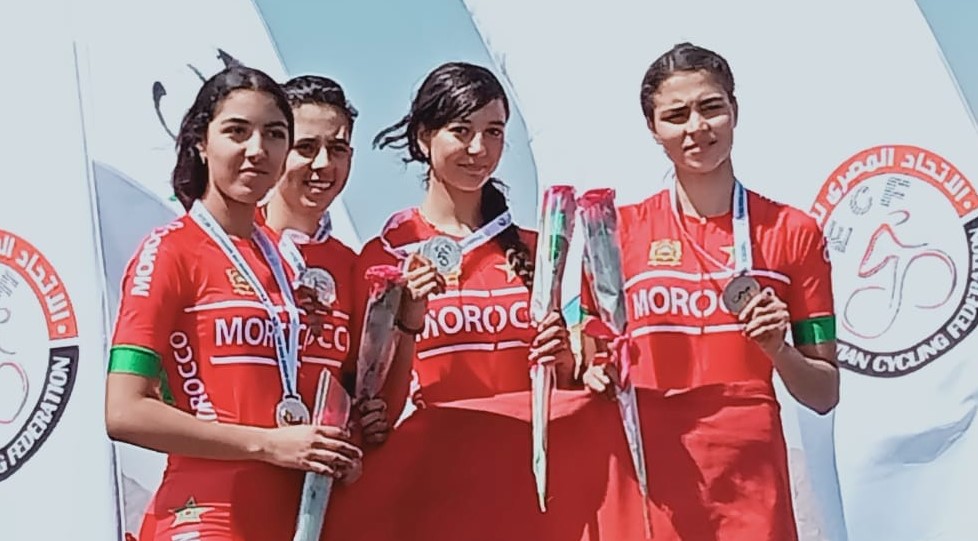 La sélection féminine marocaine de cyclisme.