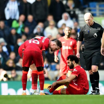 Salah sort sur blessure face à Brighton