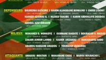 Sélection du Niger pour le tournoi de Mauritanie