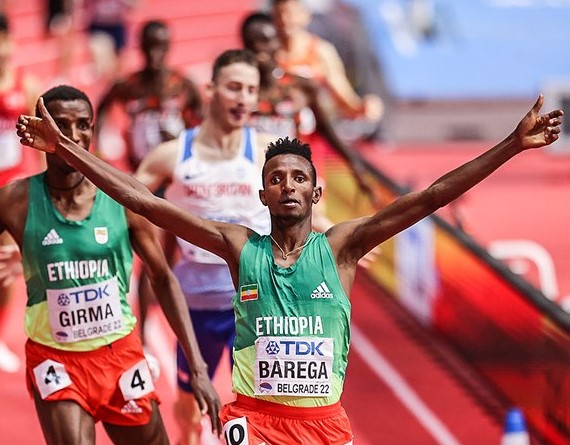 Selemon Barega champion du monde 3000m