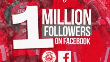 Simba SC 1 millions de followers sur Facebook