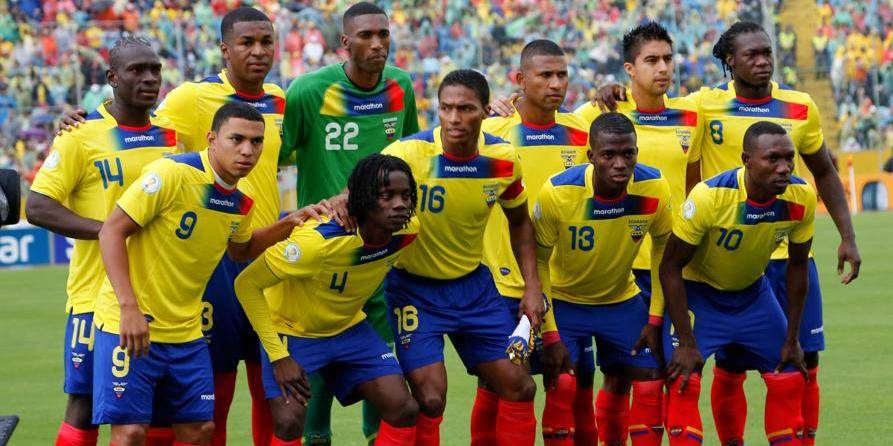 La sélection de l'Equateur.