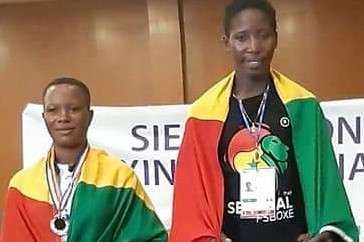 Deux Guinéennes sur le podium des Championnats d'Afrique Zone 2.